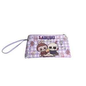 Labubu Purple Cartoon Wristlet